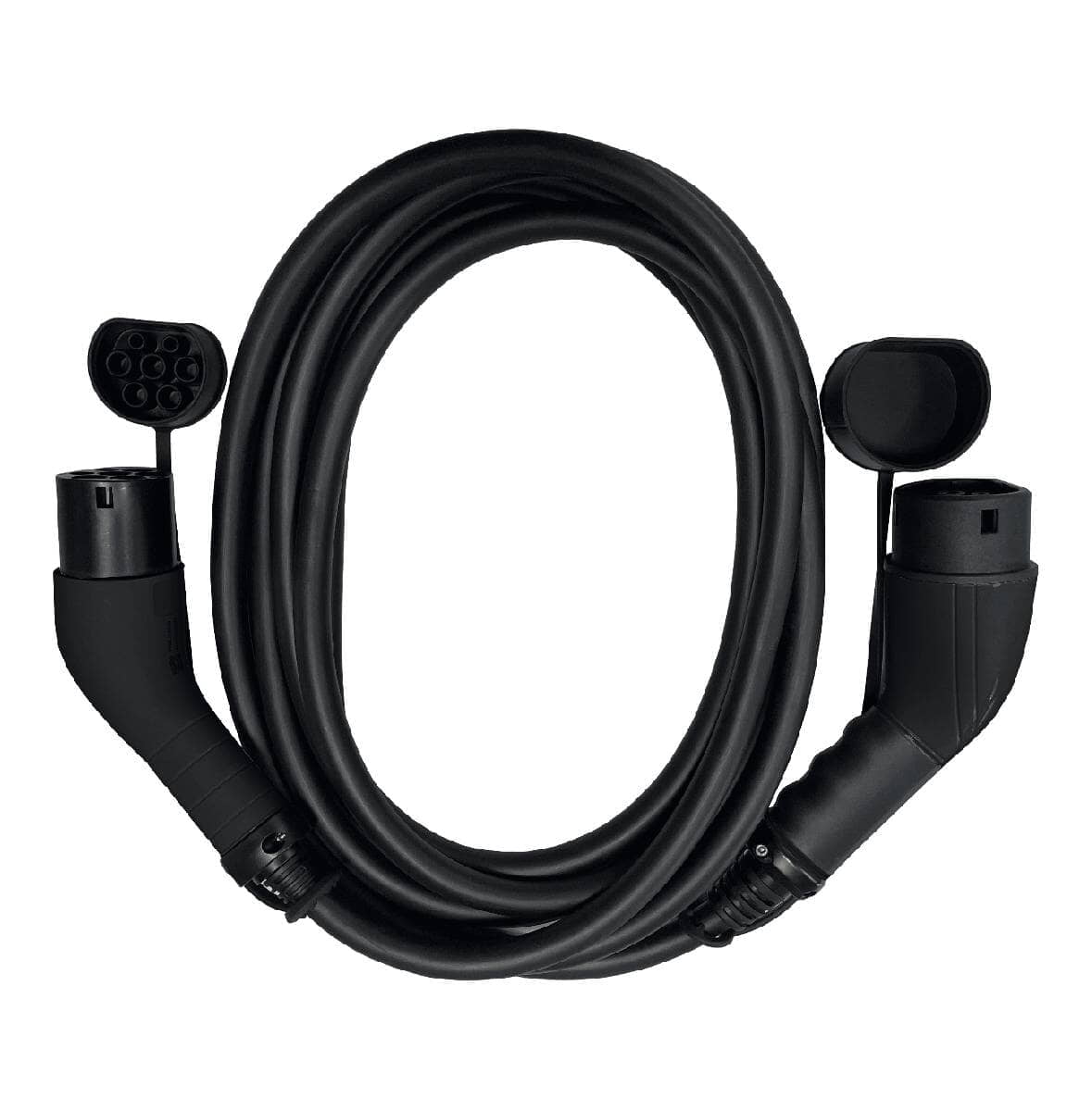 Cabo de carregamento VE Tipo 2 trifásico TEV Z-CT2328, 32 A e 8 m, com proteção IP55 e termoplástico UL94 V-0.